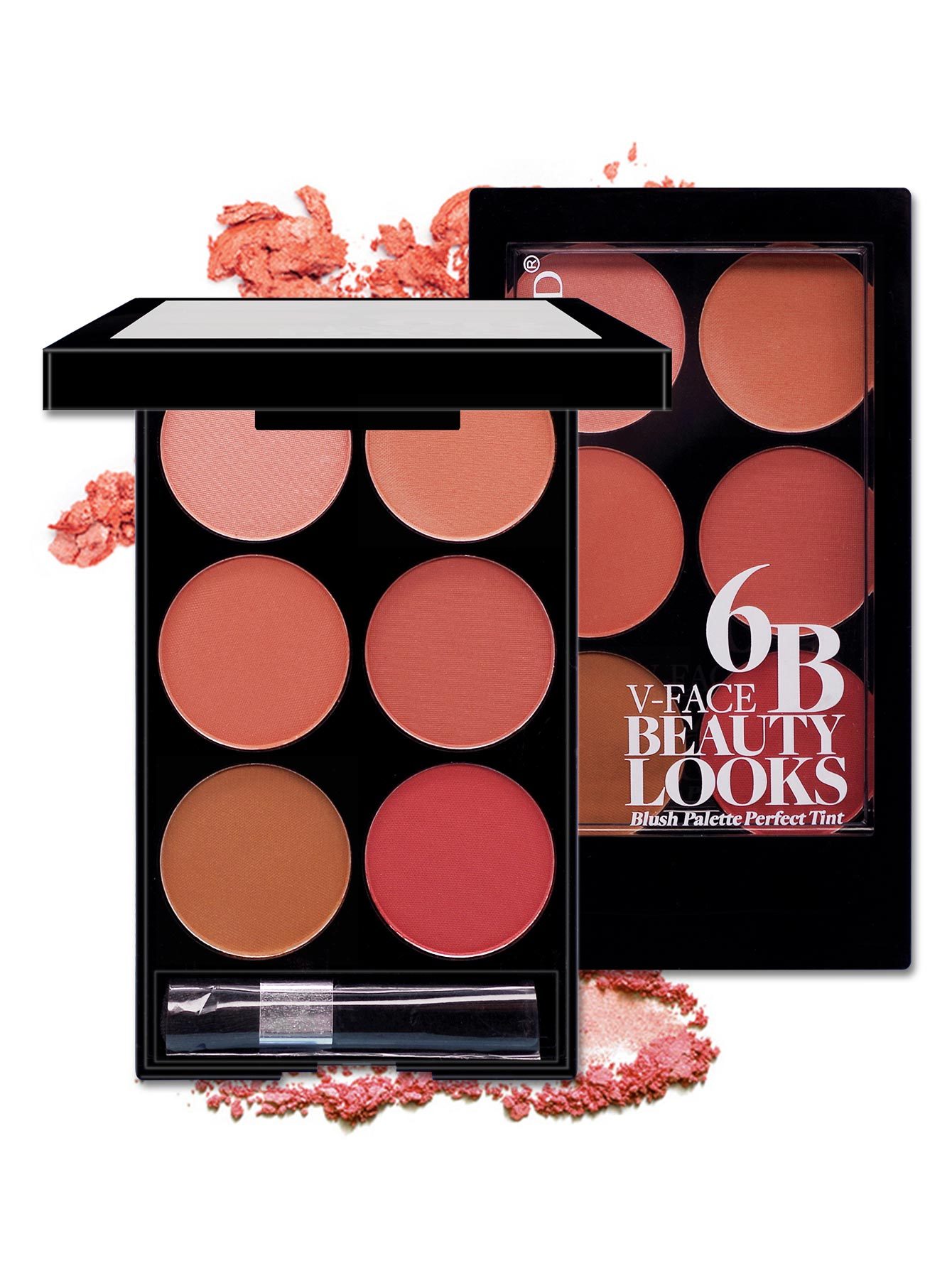 Multi-color Boutique Domestic Product Six-color Blush Repair Makeup Multi-color Boutique Domestic Product Six-color Blush Repair Makeup